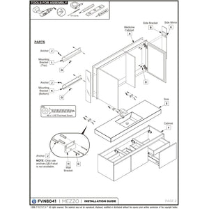 Fresca Mezzo 60" Black Wall Hung Single Sink Modern Bathroom Cabinet w/ Integrated Sink FCB8041BW-I