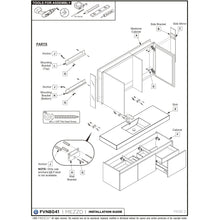 Load image into Gallery viewer, Fresca Mezzo 60&quot; Gray Oak Wall Hung Single Sink Modern Bathroom Cabinet w/ Integrated Sink FCB8041GO-I