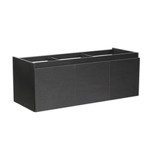 Load image into Gallery viewer, Fresca Mezzo 60&quot; Black Wall Hung Single Sink Modern Bathroom Cabinet FCB8041BW