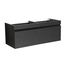 Load image into Gallery viewer, Fresca Mezzo 60&quot; Black Wall Hung Double Sink Modern Bathroom Cabinet FCB8042BW