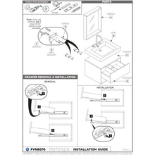 Load image into Gallery viewer, Fresca Potenza 28&quot; Gray Oak Modern Bathroom Cabinet FCB8070GO