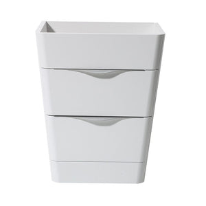 Fresca Milano 26" Glossy White Modern Bathroom Cabinet FCB8525WH