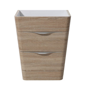 Fresca Milano 26" White Oak Modern Bathroom Cabinet FCB8525WK