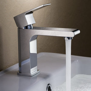 Fresca Allaro Single Hole Mount Bathroom Vanity Faucet - Chrome FFT9151CH