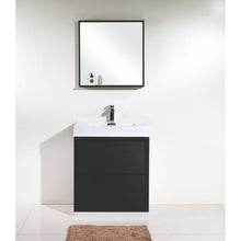 Load image into Gallery viewer, Kubebath FMB30-BK Bliss 30&quot; Black Free Standing Modern Bathroom Vanity
