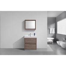 Load image into Gallery viewer, Kubebath FMB30-BTN Bliss 30&quot; Butternut  Free Standing Modern Bathroom Vanity