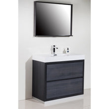 Load image into Gallery viewer, Kubebath FMB40-GO Bliss 40&quot; Gray Oak Free Standing Modern Bathroom Vanity