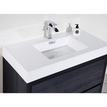 Load image into Gallery viewer, Kubebath FMB40-GO Bliss 40&quot; Gray Oak Free Standing Modern Bathroom Vanity
