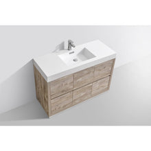 Load image into Gallery viewer, Kubebath FMB48-NW Bliss 48&quot; Nature Wood Free Standing Modern Bathroom Vanity