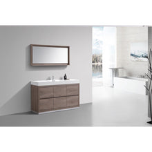 Load image into Gallery viewer, Kubebath FMB60S-BTN Bliss 60&quot; Single Sink Butternut  Free Standing Modern Bathroom Vanity