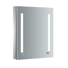 Load image into Gallery viewer, Fresca Tiempo 24&quot; Wide x 30&quot; Tall Bathroom Medicine Cabinet w/ LED Lighting &amp; Defogger FMC012430-R