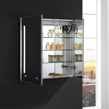 Load image into Gallery viewer, Fresca Tiempo 30&quot; Wide x 30&quot; Tall Bathroom Medicine Cabinet w/ LED Lighting &amp; Defogger FMC013030