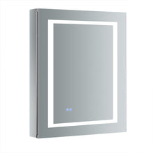 Load image into Gallery viewer, Fresca Spazio 24&quot; Wide x 30&quot; Tall Bathroom Medicine Cabinet w/ LED Lighting &amp; Defogger FMC022430-R