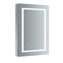 Load image into Gallery viewer, Fresca Spazio 24&quot; Wide x 36&quot; Tall Bathroom Medicine Cabinet w/ LED Lighting &amp; Defogger FMC022436-R