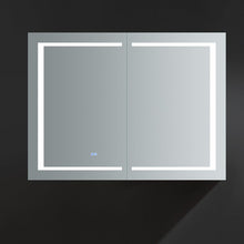 Load image into Gallery viewer, Fresca Spazio 48&quot; Wide x 36&quot; Tall Bathroom Medicine Cabinet w/ LED Lighting &amp; Defogger FMC024836