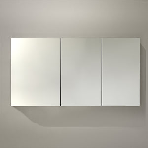 Fresca 60" Wide x 26" Tall Bathroom Medicine Cabinet w/ Mirrors FMC8019