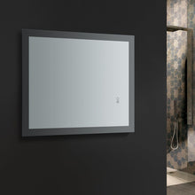 Load image into Gallery viewer, Fresca Angelo 24&quot; Wide x 30&quot; Tall Bathroom Mirror w/ Halo Style LED Lighting and Defogger FMR012430