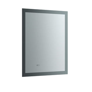 Fresca Angelo 24" Wide x 30" Tall Bathroom Mirror w/ Halo Style LED Lighting and Defogger FMR012430