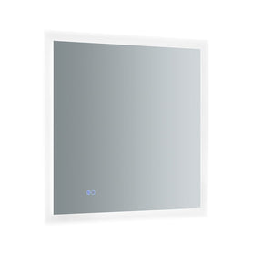 Fresca Angelo 30" Wide x 30" Tall Bathroom Mirror w/ Halo Style LED Lighting and Defogger FMR013030