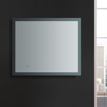 Load image into Gallery viewer, Fresca Angelo 36&quot; Wide x 30&quot; Tall Bathroom Mirror w/ Halo Style LED Lighting and Defogger FMR013630