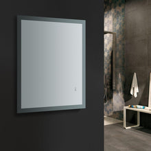 Load image into Gallery viewer, Fresca Angelo 36&quot; Wide x 30&quot; Tall Bathroom Mirror w/ Halo Style LED Lighting and Defogger FMR013630