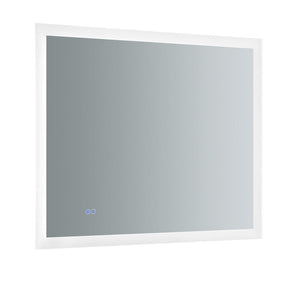 Fresca Angelo 36" Wide x 30" Tall Bathroom Mirror w/ Halo Style LED Lighting and Defogger FMR013630