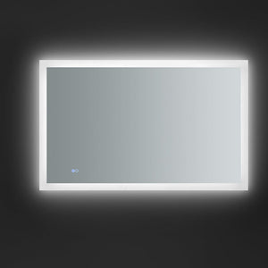 Fresca Angelo 48" Wide x 30" Tall Bathroom Mirror w/ Halo Style LED Lighting and Defogger FMR014830