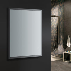 Fresca Angelo 48" Wide x 36" Tall Bathroom Mirror w/ Halo Style LED Lighting and Defogger FMR014836
