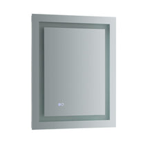 Load image into Gallery viewer, Fresca Santo 24&quot; Wide x 30&quot; Tall Bathroom Mirror w/ LED Lighting and Defogger FMR022430