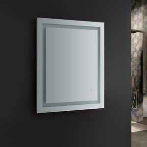 Fresca Santo 36" Wide x 30" Tall Bathroom Mirror w/ LED Lighting and Defogger FMR023630