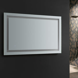 Fresca Santo 48" Wide x 30" Tall Bathroom Mirror w/ LED Lighting and Defogger FMR024830