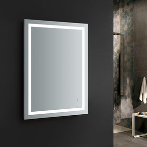 Fresca Santo 48" Wide x 36" Tall Bathroom Mirror w/ LED Lighting and Defogger FMR024836