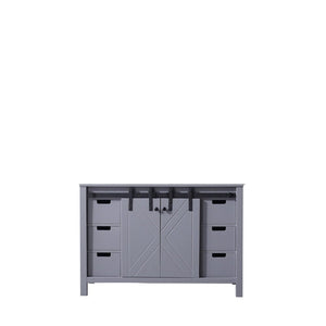 Lexora LM342248SB00000 Marsyas 48" Dark Grey Vanity Cabinet Only