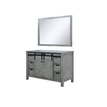 Load image into Gallery viewer, Lexora LM342248SH00M44 Marsyas 48&quot; Ash Grey Single Vanity, no Top and 44&quot; Mirror
