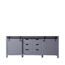 Load image into Gallery viewer, Lexora LM342280DB00000 Marsyas 80&quot; Dark Grey Vanity Cabinet Only
