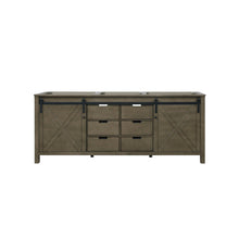 Load image into Gallery viewer, Lexora LM342280DK00000 Marsyas 80&quot; Rustic Brown Vanity Cabinet Only