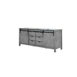 Lexora LM342280DH00000 Marsyas 80" Ash Grey Vanity Cabinet Only