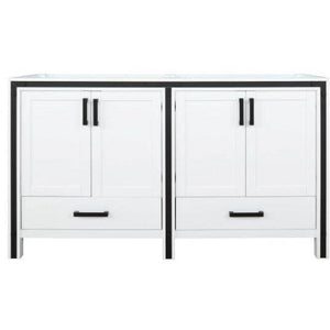 Lexora LZV352260SA00000 Ziva 60" White Vanity Cabinet Only