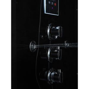 Maya Bath 205 Lucca-Black-Right Steam Shower