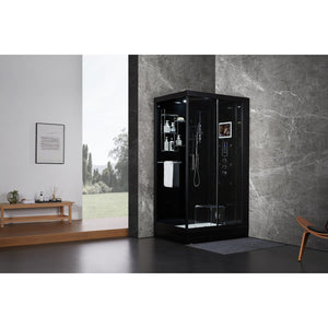 Maya Bath 205 Lucca-Black-Right Steam Shower