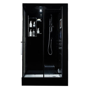 Maya Bath 205 Lucca-Black-Right Steam Shower