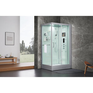 Maya Bath 204 Lucca-White-Right Steam Shower