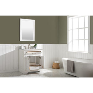 Design Element Milano 30" Single Vanity in White ML-30-WT
