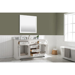 Design Element Milano 60" Single Vanity in White ML-60S-WT