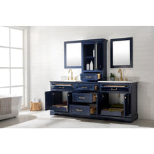 Load image into Gallery viewer, Design Element ML-84MC-BLU Milano 84&quot; Double Sink Bathroom Vanity Modular Set in Blue