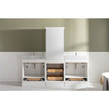 Load image into Gallery viewer, Design Element ML-84MC-WT Milano 84&quot; Double Sink Bathroom Vanity Modular Set in White