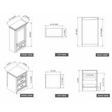 Load image into Gallery viewer, Design Element ML-96MC-WT Milano 96&quot; Double Sink Bathroom Vanity Modular Set in White
