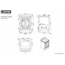 Load image into Gallery viewer, LAVIVA 313613-24W Odyssey - 24 - White Cabinet