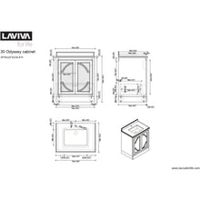 Load image into Gallery viewer, LAVIVA 313613-30G-WQ Odyssey - 30 - Maple Grey Cabinet + White Quartz Counter