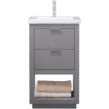 Load image into Gallery viewer, Design Element S04-20-GY Klein 20&quot; Single Sink Vanity In Gray